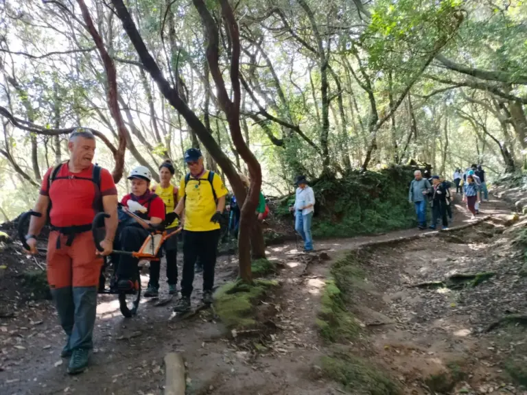 El programa de senderismo adaptado e inclusivo de La Laguna agenda sus últimas dos rutas del año