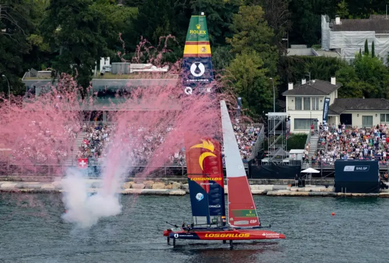 El Spain SailGP Team da el golpe maestro y conquista Ginebra