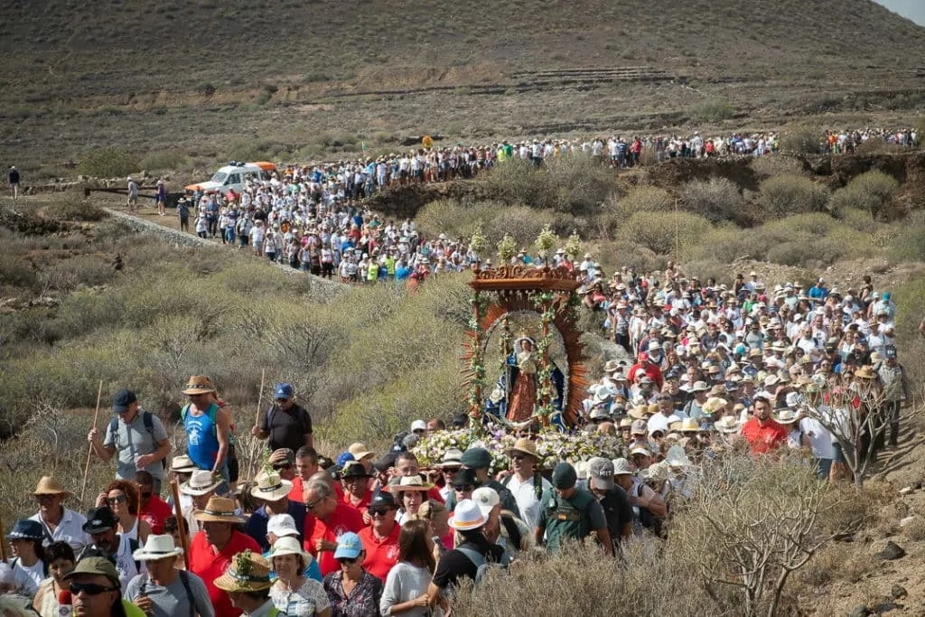 Televisión Canaria retransmite la Bajada de la Virgen del Socorro, en Güímar