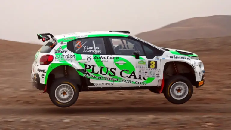 Yeray Lemes confirma su candidatura al Provincial de Rallyes de Tierra con su victoria en Antigua