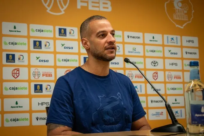 Bruno Savignani, entrenador del Cajasiete Gran Canaria. Imagen Cajasiete Gran Canaria