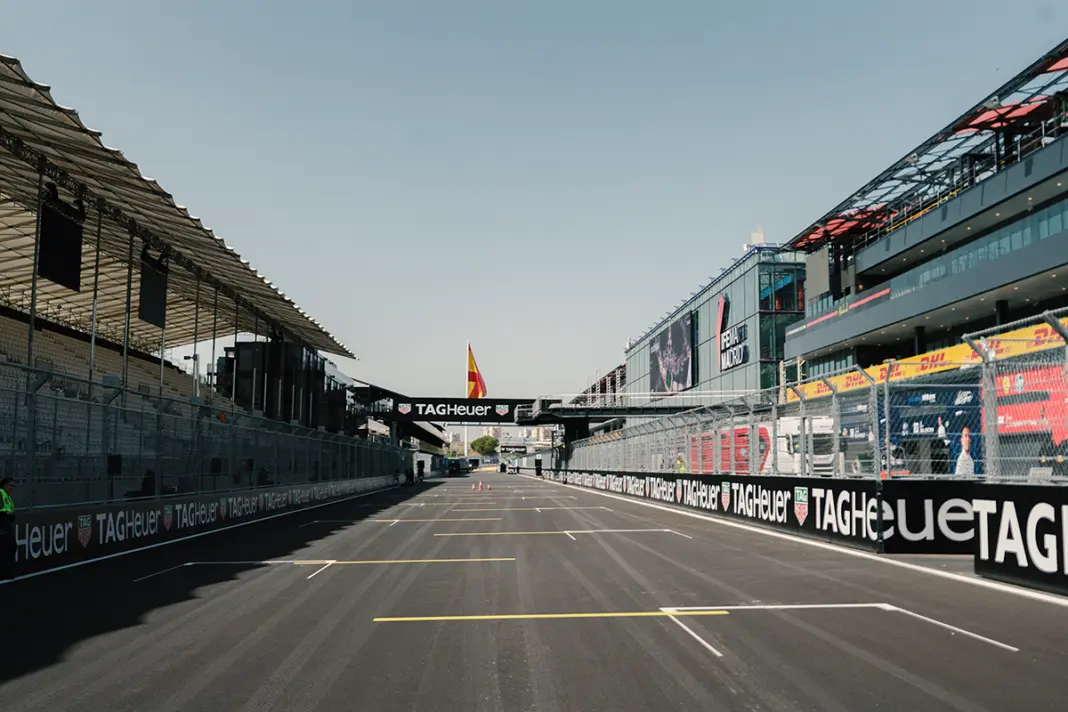 Todo preparado en el circuito de Madring para el Gran Premio de España de F1. Imagen web Madring