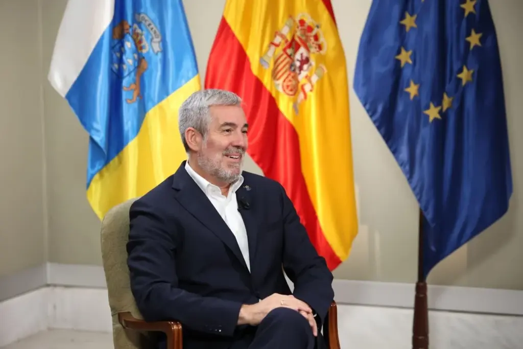 Televisión Canaria entrevista a Fernando Clavijo en el arranque del curso político. Imagen de archivo del presidente del Gobierno de Canarias.