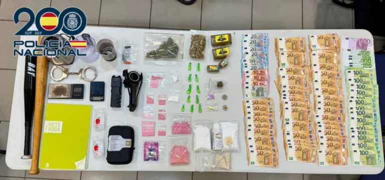 Detenidos un padre y su hijo por gestionar un punto de venta de drogas en La Garita