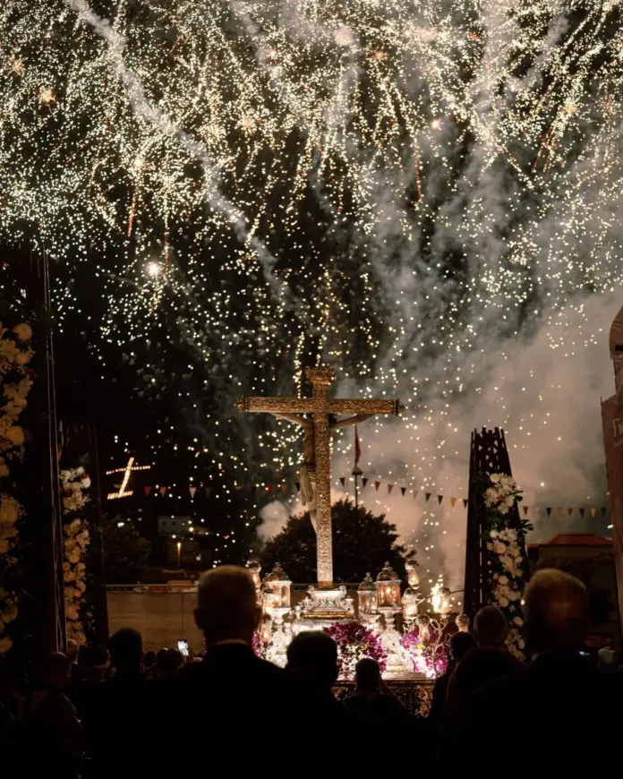 Tradicionales fuegos artificiales por el Santísimo Cristo de La Laguna. Ayuntamiento de La Laguna