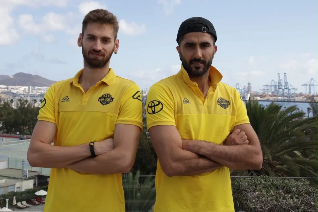 Los dos jugadores iraníes reforzarán un equipo que esta temporada afrontará 'Champions' y competiciones nacionales. Imagen CV Guaguas