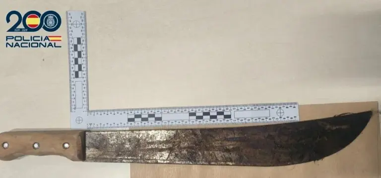 Detenida una mujer tras amenazar con un machete a tres inquilinos en Gran Canaria