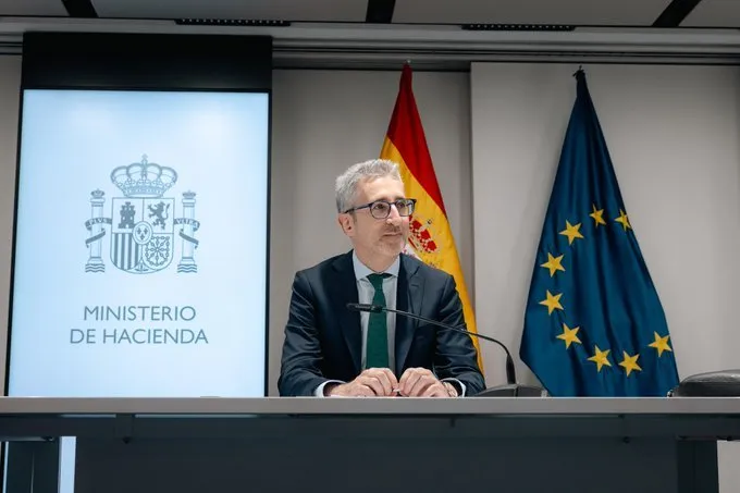 El ministro de Hacienda, Arcadi España. Imagen Ministerio de Hacienda, Gobierno de España