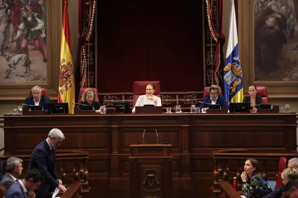 Pleno del Parlamento de Canarias. Imagen Presidencia del Gobierno