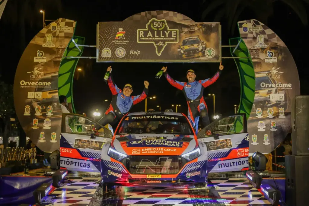 Edición pasada del Rallye La Palma Isla Bonita - Trofeo Cicar. Imagen cedida por la organización