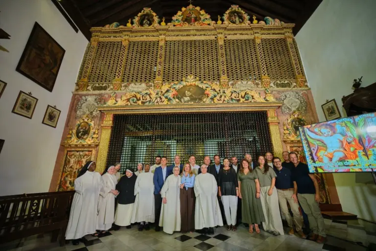 Finalizada la restauración de la histórica reja del coro del Monasterio de Santa Catalina de Siena de La Laguna