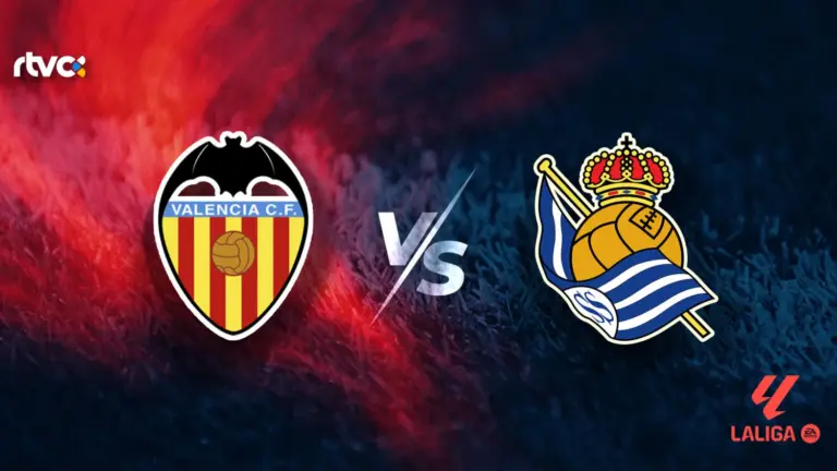 Valencia CF vs Real Sociedad: horario, alineaciones y minuto a minuto | LaLiga EA Sports 26-27