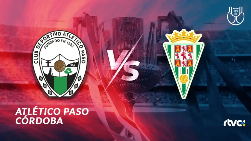 Atlético Paso vs Córdoba CF en la primera ronda de la Copa del Rey en directo en RTVC