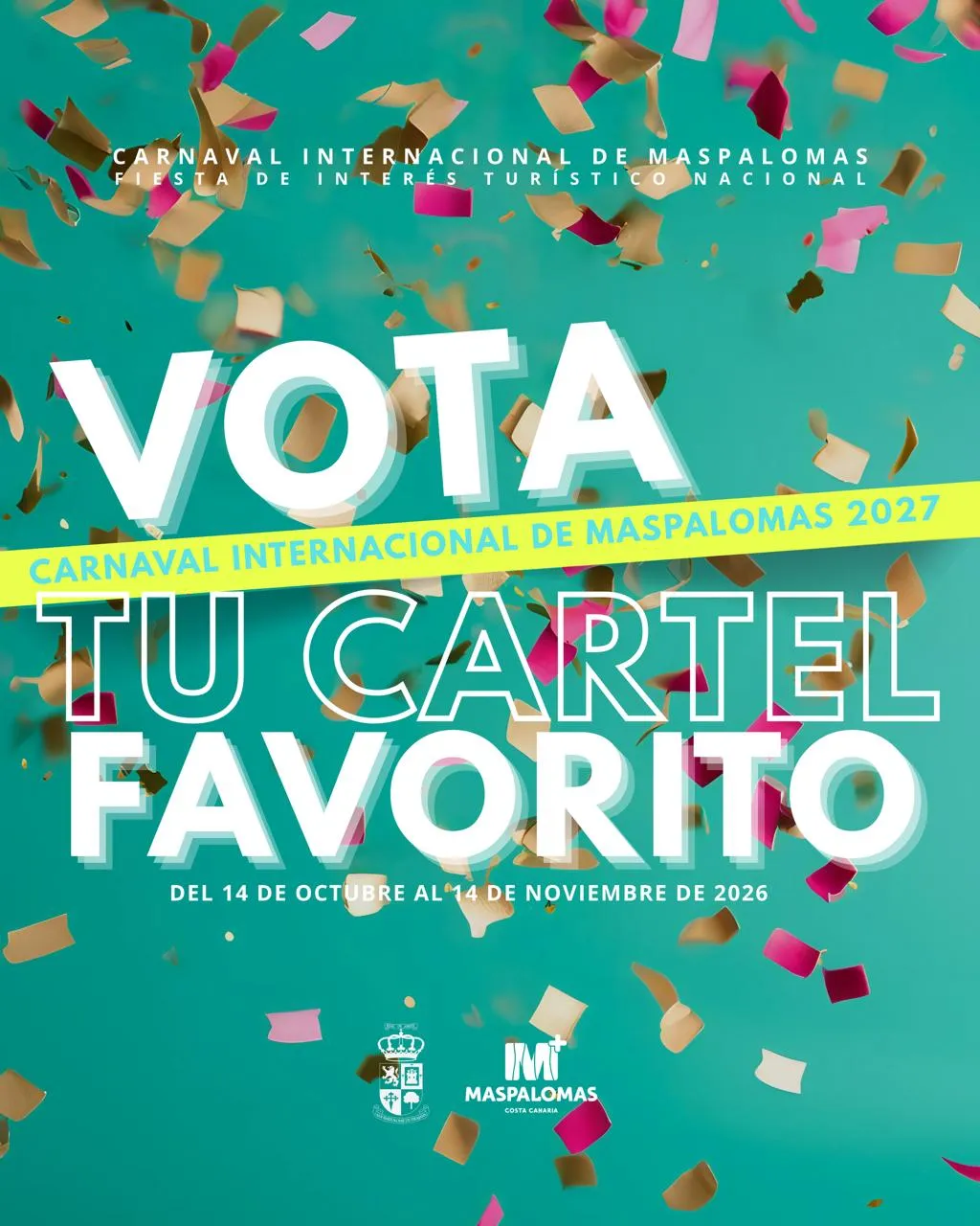 Abierta la votación para elegir el cartel del Carnaval Internacional de Maspalomas 2027