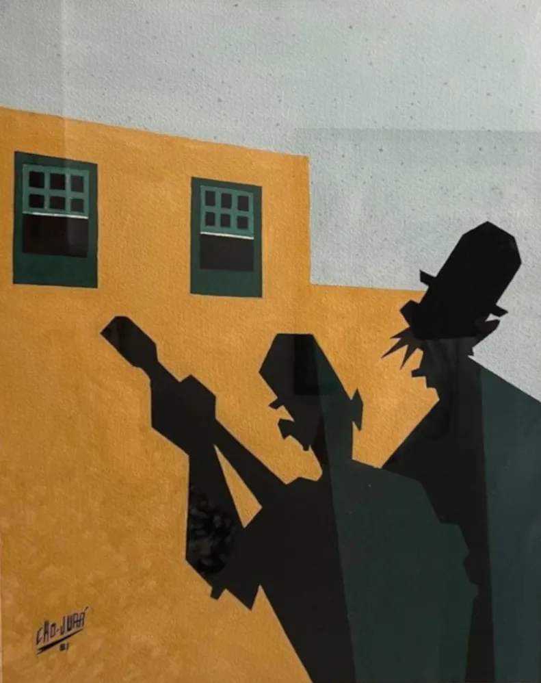 Una de las obras de la exposición 'Cho Juaá: humor colectivo'