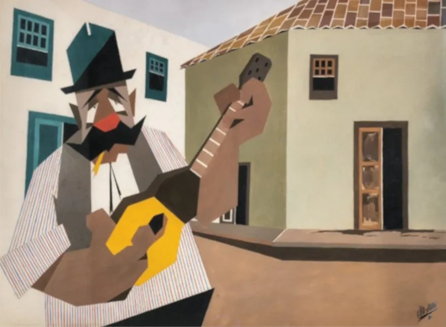 Una de las obras de la exposición 'Cho Juaá: humor colectivo'