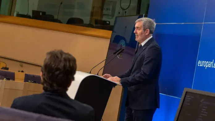 Clavijo suma el apoyo empresarial de España, Francia y Portugal para defender los fondos europeos de Canarias