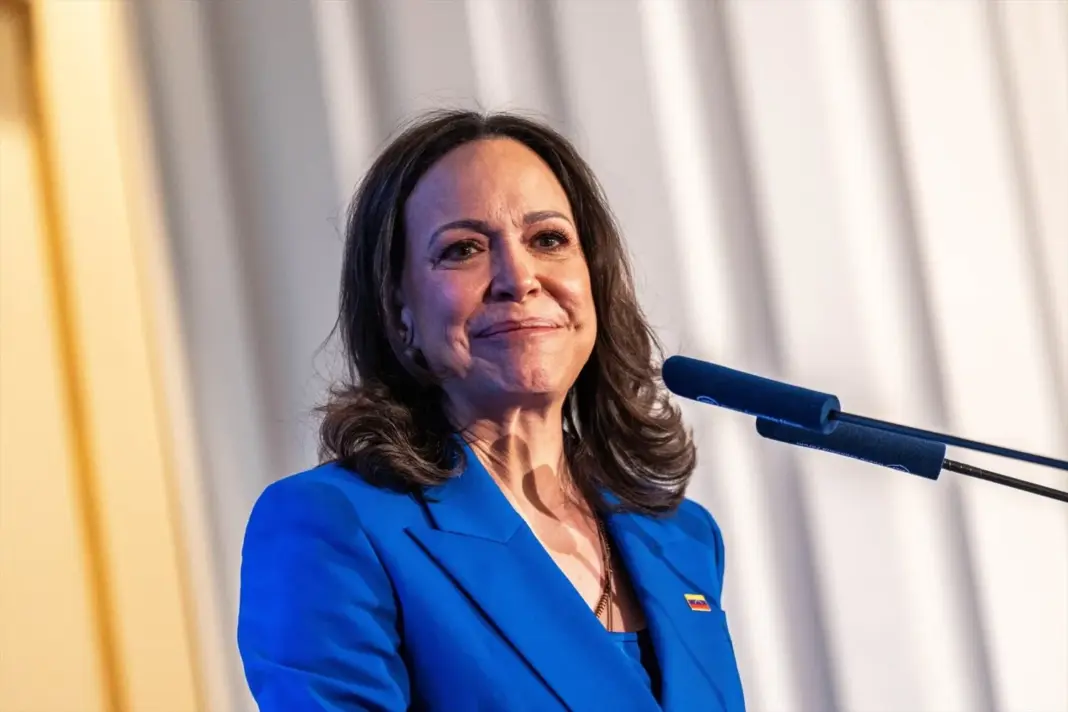 La líder opositora y premio Nobel de la Paz, María Corina Machado, en una imagen de archivo. - David Cruz Sanz / Zuma Press / Europa Press