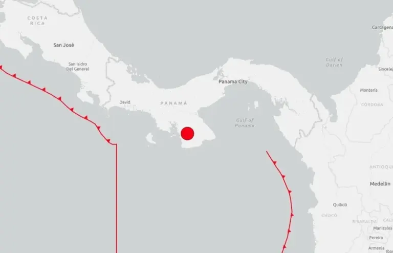 Terremoto de magnitud 7,6 en el centro-sur de Panamá con alerta de tsunami