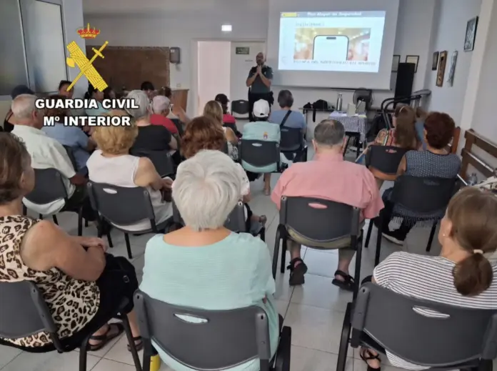 Charla en el marco del Plan Mayor de Seguridad de la Guardia Civil