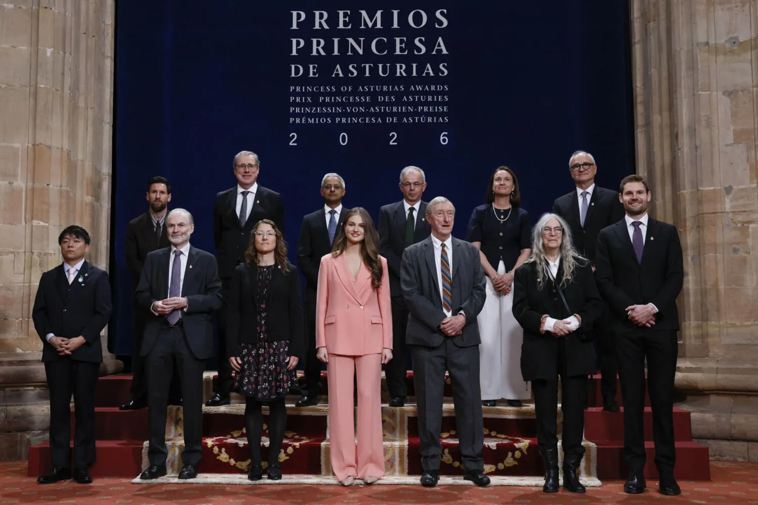 La princesa Leonor entrega los Premios Princesa de Asturias a Messi, Patti Smith y Christina Koch en Oviedo