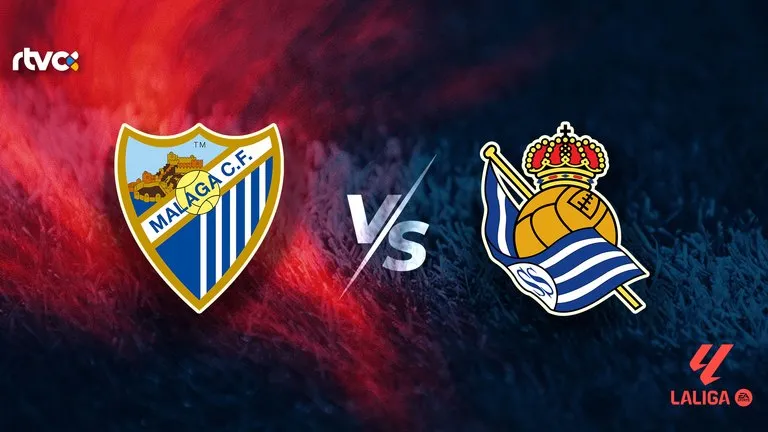 Málaga CF vs Real Sociedad: horario, alineaciones y minuto a minuto | LaLiga EA Sports 26-27