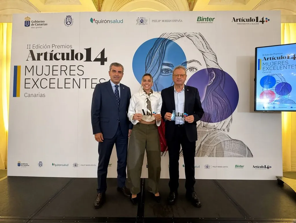 Noelia Ramos, reconocida en la II edición de Mujeres Excelentes de Canarias