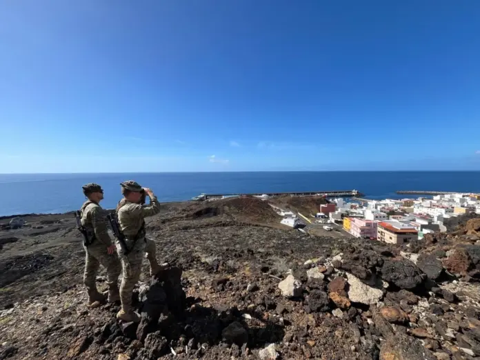 Personal del Grupo Táctico Canarias se despliega en la isla de El Hierro