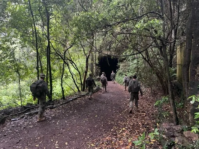 Personal del grupo táctico Canarias despliega en la isla de La Palma