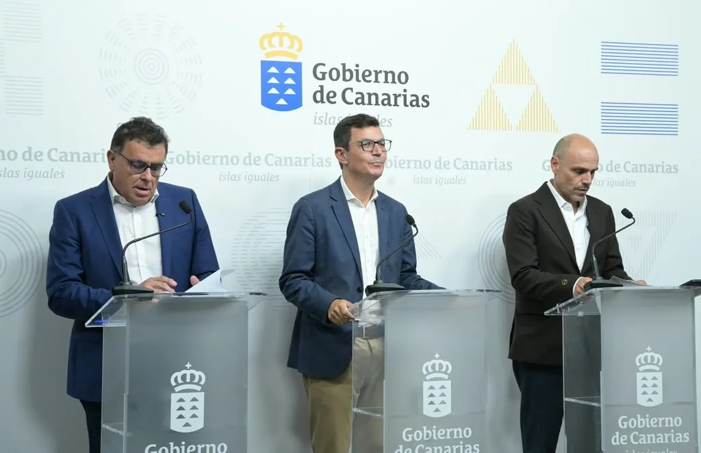Rueda de prensa posterior al Consejo de Gobierno del 5 de octubre de 2026. Imagen Gobierno de Canarias
