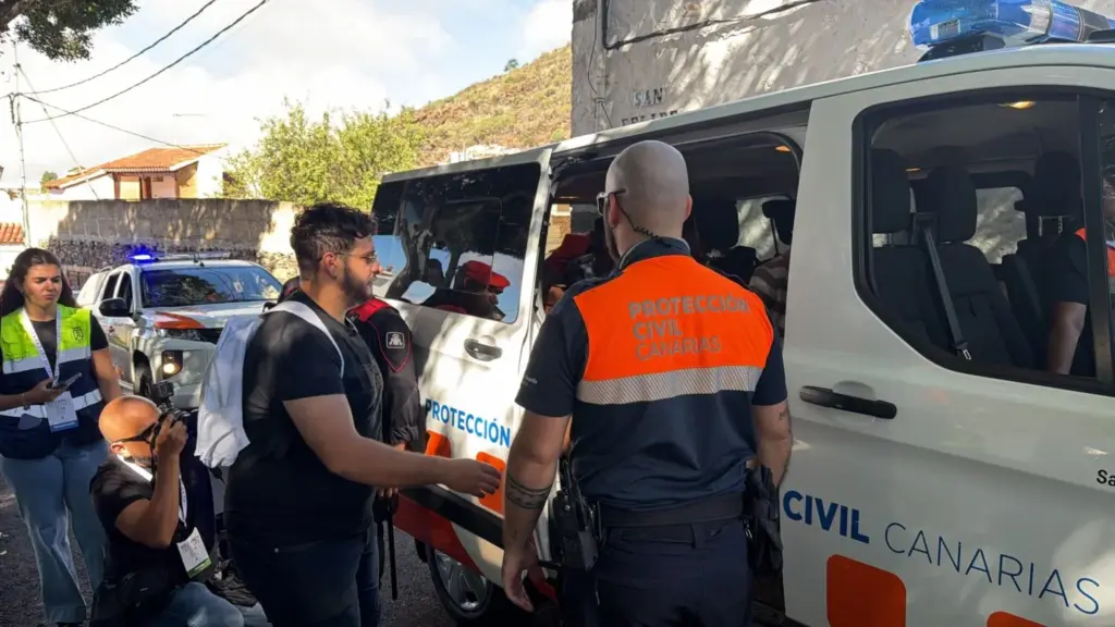Simulacro evacuación Chirche Guía de Isora