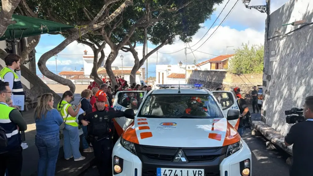 Simulacro evacuación vecinos Guía Isora
