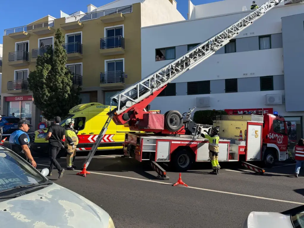 Simulacro rescate vivienda Guía de Isora