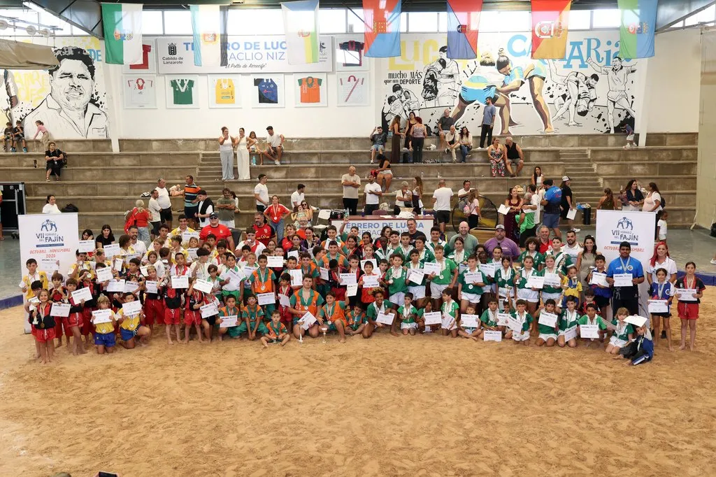 VII Torneo del Fajín de Lucha Canaria Fundación CajaCanarias en Lanzarote. Imagen Fundación CajaCanarias