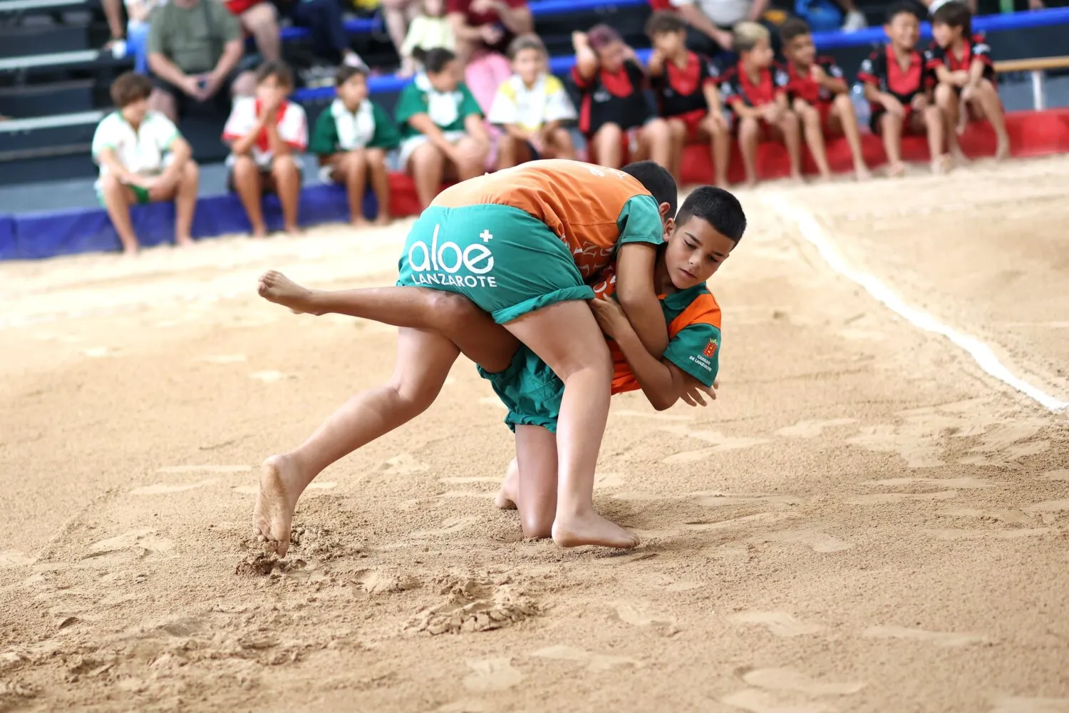VII Torneo del Fajín de Lucha Canaria Fundación CajaCanarias en Lanzarote. Imagen Fundación CajaCanarias