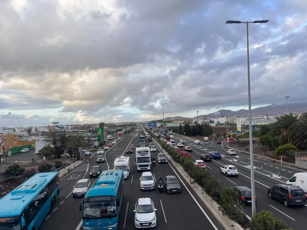 Estado en el que se encontraba la GC-1 en torno a las 8:30 de la mañana / RTVC / Estefanía de Blassio 
