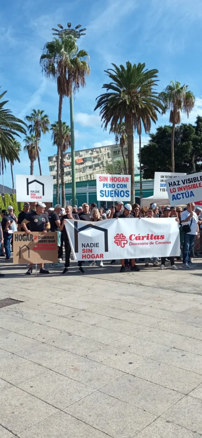 Cáritas Diocesana de Canarias avisa sobre normalizar las infraviviendas tras atender a 1.604 personas sin hogar en 2025. Imagen: Beatriz García