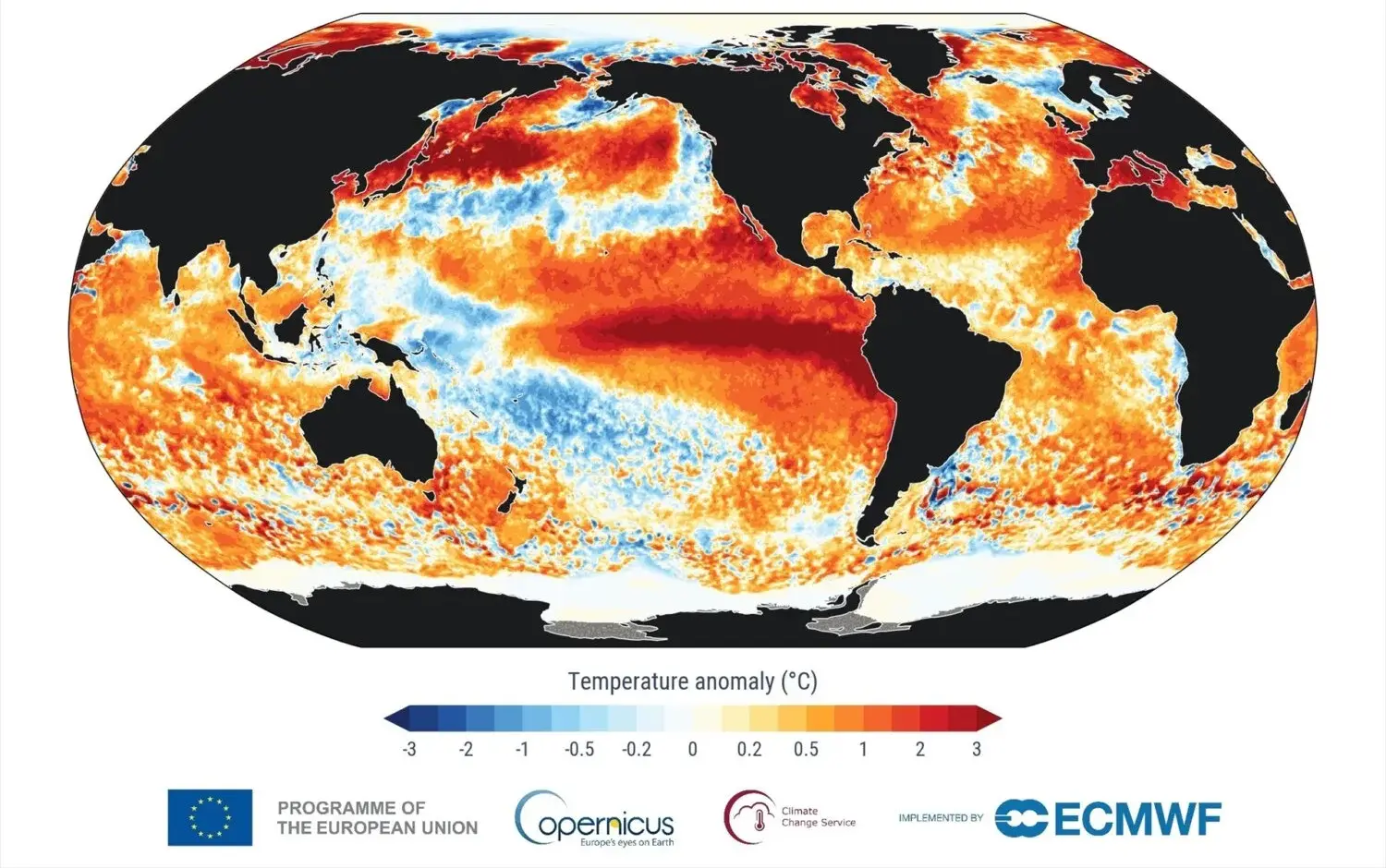 El verano fue el más cálido jamás registrado en Europa occidental, según Copernicus