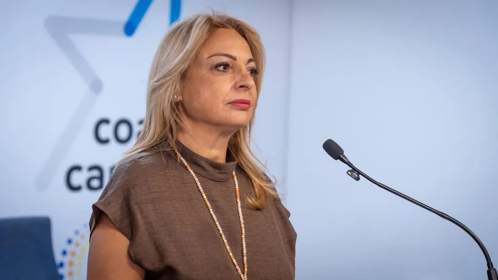Cristina Valido, candidata de CC al Congreso. Imagen cedida por Coalición Canaria