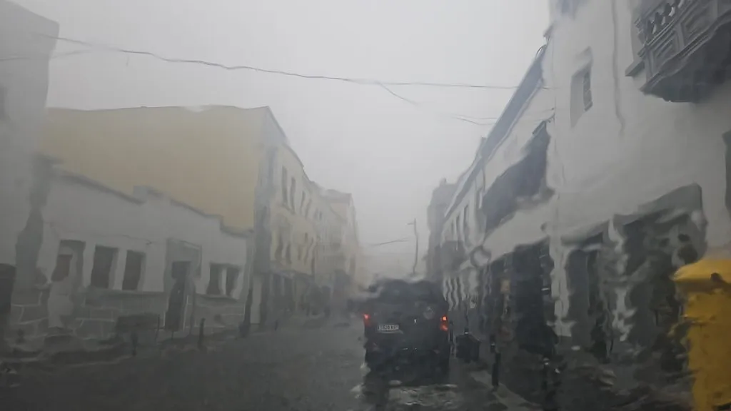 El Hierro y La Palma, en prealerta por lluvias. Situación del tiempo en Valverde este martes. Imagen RTVC / Haridian Marichal