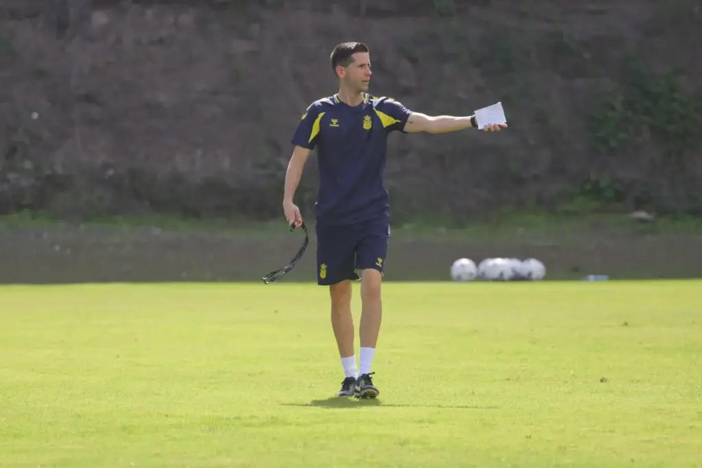 Albert Sánchez, entrenador de la UD Las Palmas. Imagen UDLP