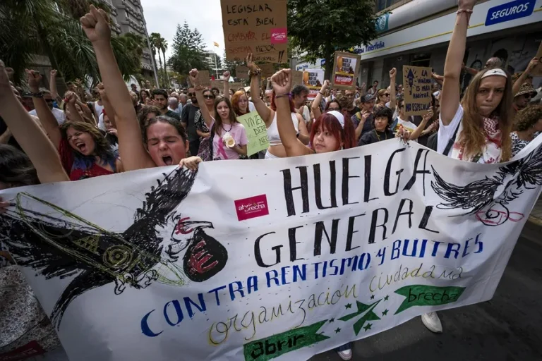 El 11 de noviembre será la fecha para la huelga general por la vivienda