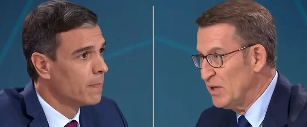 Cara a cara Sánchez y Feijóo