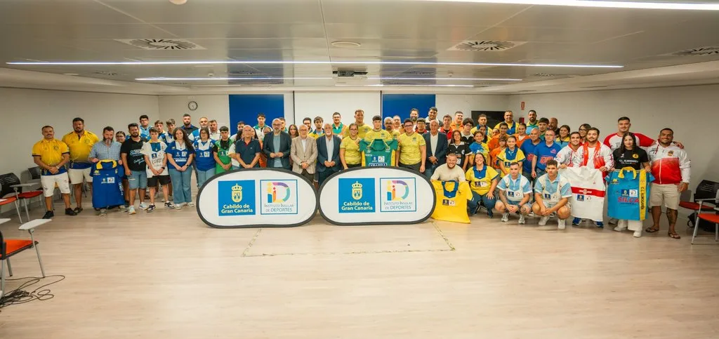 Presentación de la 47ª Liga Cabildo de Gran Canaria de Lucha Canaria. Imagen Cabildo de Gran Canaria
