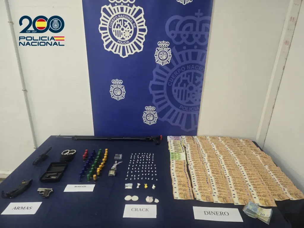 Desmantelado un punto de venta de drogas en Puerto de la Cruz, Tenerife. Policía Nacional