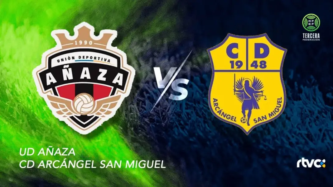 UD Añaza vs CD Arcángel San Miguel Tercera RFEF en directo en RTVC